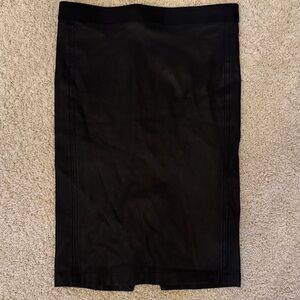 Helmut Lang Classic Black Pencil Skirt